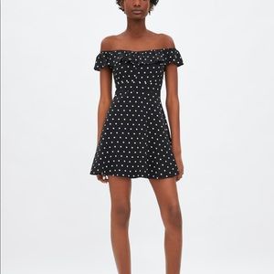 Zara dress off shoulder